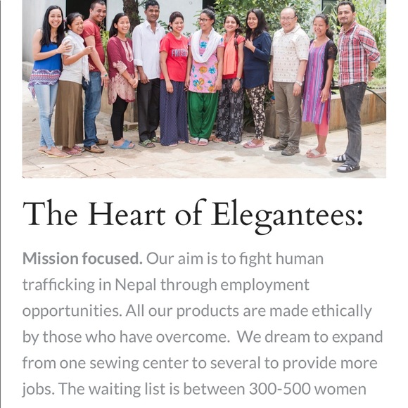 Elegantees Eco-tee asymmetrical gray small - Picture 5 of 5